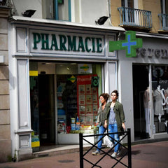 Cruz de farmacia LED XL RGB multicolor programable P8 - Exterior