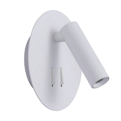 Aplique de pared para lectura "Quart" - Doble función - 3W+6W