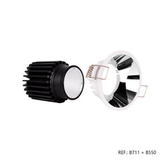 Módulo LED 15W para aro downlight MR16/GU10 - 45º - CRI 90