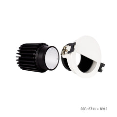 Módulo LED 15W para aro downlight MR16/GU10 - 45º - CRI 90