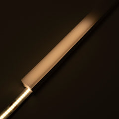 Funda de silicona flexible blanca - Tira LED a neón - 16x16 mm - 3 lados - Superficie
