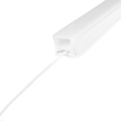Funda de silicona flexible blanca - Tira LED a neón - 16x16 mm - 3 lados - Superficie