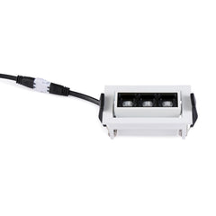 Foco lineal LED empotrable 6W - Orientable - UGR18 - CRI90 - Chip OSRAM - 2800K