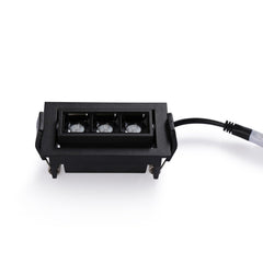 Foco lineal LED empotrable 6W - Orientable - UGR18 - CRI90 - Chip OSRAM - 2800K