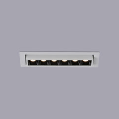Foco lineal LED empotrable 10W - Orientable - UGR18 - CRI90 - Chip OSRAM - 2800K