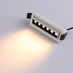 Foco lineal LED empotrable 10W - Orientable - UGR18 - CRI90 - Chip OSRAM - 2800K