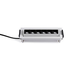 Foco lineal LED empotrable 10W - Orientable - UGR18 - CRI90 - Chip OSRAM - 2800K