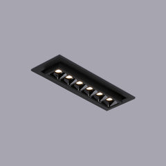 Foco lineal LED empotrable 10W - Orientable - UGR18 - CRI90 - Chip OSRAM - 2800K