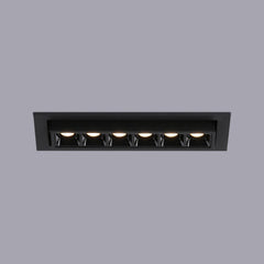 Foco lineal LED empotrable 10W - Orientable - UGR18 - CRI90 - Chip OSRAM - 2800K