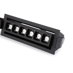 Foco lineal LED empotrable 10W - Orientable - UGR18 - CRI90 - Chip OSRAM - 2800K