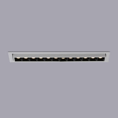 Foco lineal LED empotrable 20W - Orientable - UGR18 - CRI90 - Chip OSRAM - 2800K