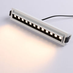 Foco lineal LED empotrable 20W - Orientable - UGR18 - CRI90 - Chip OSRAM - 2800K