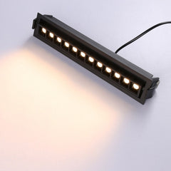Foco lineal LED empotrable 20W - Orientable - UGR18 - CRI90 - Chip OSRAM - 2800K