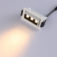 Foco lineal LED empotrable 6W - Orientable - UGR18 - CRI90 - Chip OSRAM - 2800K