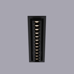 Foco lineal LED empotrable 20W - Orientable - UGR18 - CRI90 - Chip OSRAM - 2800K