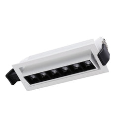 Foco lineal LED empotrable 10W - Orientable - UGR18 - CRI90 - Chip OSRAM - 2800K