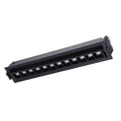 Foco lineal LED empotrable 20W - Orientable - UGR18 - CRI90 - Chip OSRAM - 2800K