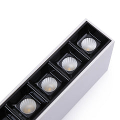 Foco lineal LED superficie - 10W - UGR18 - CRI90 - Chip OSRAM