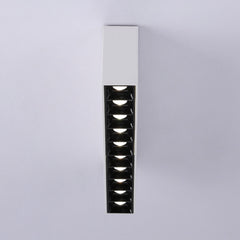 Foco lineal LED superficie color blanco - 20W - UGR18 - CRI90 - Chip OSRAM
