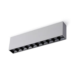 Foco lineal LED superficie color blanco - 20W - UGR18 - CRI90 - Chip OSRAM