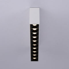 Foco lineal LED superficie color blanco - 20W - UGR18 - CRI90 - Chip OSRAM