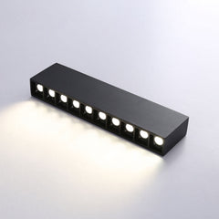Foco lineal LED superficie color blanco - 20W - UGR18 - CRI90 - Chip OSRAM