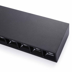 Foco lineal LED superficie color blanco - 20W - UGR18 - CRI90 - Chip OSRAM