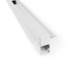 Luminaria lineal LED opal para carril magnético 48V - 10W