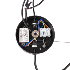 Lámpara colgante de diseño "Nébula" con enchufe e interruptor - 1x6W