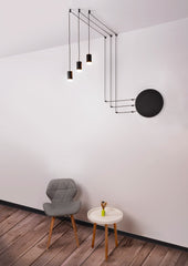 Lámpara colgante de diseño "Nébula" - 3x6W