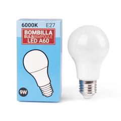 Bombilla LED E27 A60 - 9W