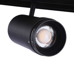 Foco LED para carril magnético con Zoom 10-55º - 48V - 12W