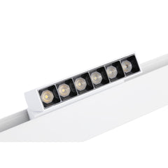 Luminaria lineal LED orientable para carril magnético 48V - 6W - UGR16