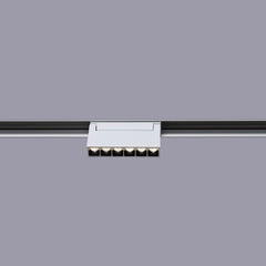 Luminaria lineal LED orientable para carril magnético 48V - 6W - UGR16