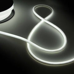 Neón LED flexible 24V DC - 12x12mm - 10 metros - Kit completo - 180 LED/m - 12W/m - IP65 - Curvatura vertical