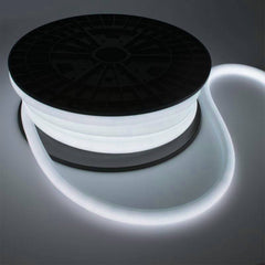 Neón LED flexible 24V DC - 12x12mm - 10 metros - Kit completo - 180 LED/m - 12W/m - IP65 - Curvatura vertical