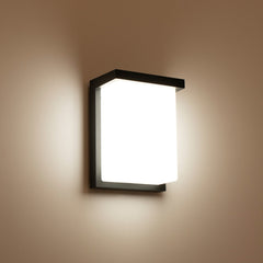 Aplique de pared exterior en aluminio "Block" - Potencia ajustable: 12W-14W-16W - CCT