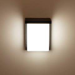 Aplique de pared exterior en aluminio "Block" - Potencia ajustable: 12W-14W-16W - CCT