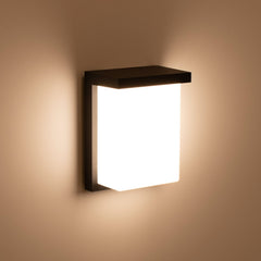 Aplique de pared exterior en aluminio "Block" - Potencia ajustable: 12W-14W-16W - CCT