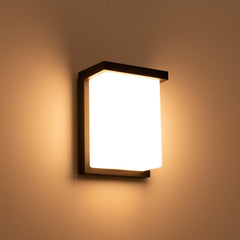 Aplique de pared exterior en aluminio "Block" - Potencia ajustable: 12W-14W-16W - CCT