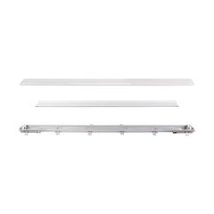 Pantalla estanca para 2 tubos LED 120cm - IP65