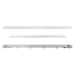 Pantalla estanca para 2 tubos LED 150cm - IP65