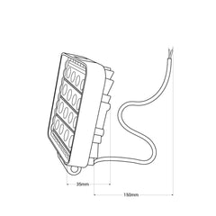 Faro LED 4x4 todoterreno - 48W - 10-40V DC - 4 Pulgadas - 2000lm - Ángulo 60º