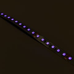 Tira LED 24V DC - 18W/m - Ultravioleta - 10mm - IP20 - 5 metros - SMD2835 120ch/m
