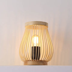 Lámpara de mesa de madera "Oca" - E27