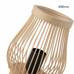 Lámpara de mesa de madera "Oca" - E27