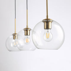 Lámpara colgante cristal triple "Merce" - 3 x E27