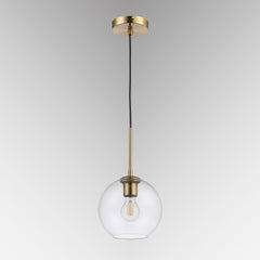 Lámpara colgante cristal "Cleire" - E27