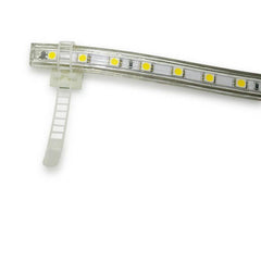 Brida plástica para Tiras LED con base adhesiva 3M