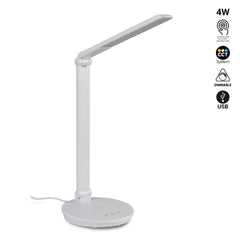 Lámpara de escritorio LED con USB - Regulable - CCT - 4W